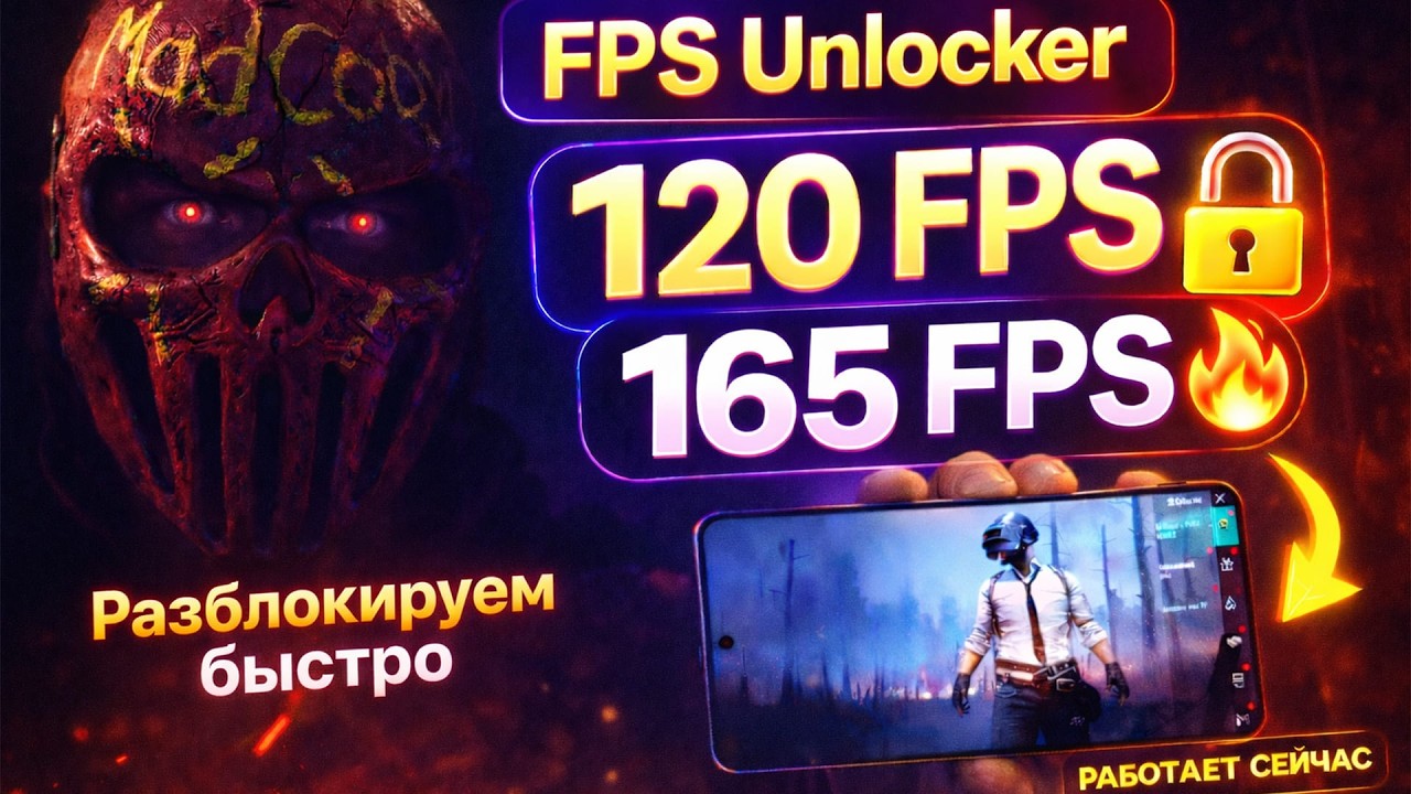 PUBG MOBILE - КАК ВКЛЮЧИТЬ 90/120/165 FPS (ВСЕ ПРОСТО!)