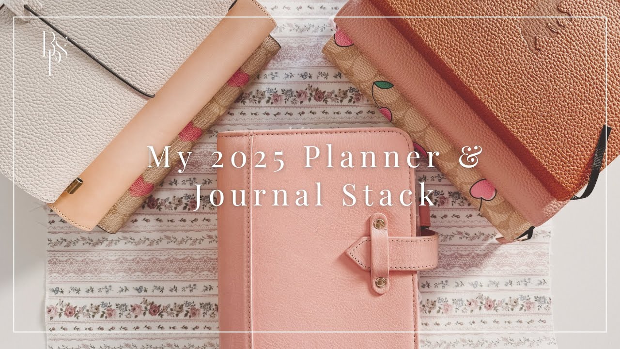 My 2025 Planner and Journal Stack