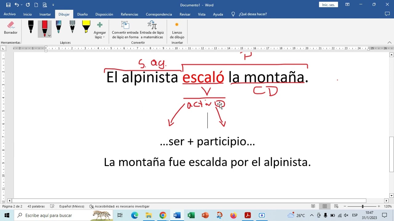 VOZ ACTIVA Y VOZ PASIVA