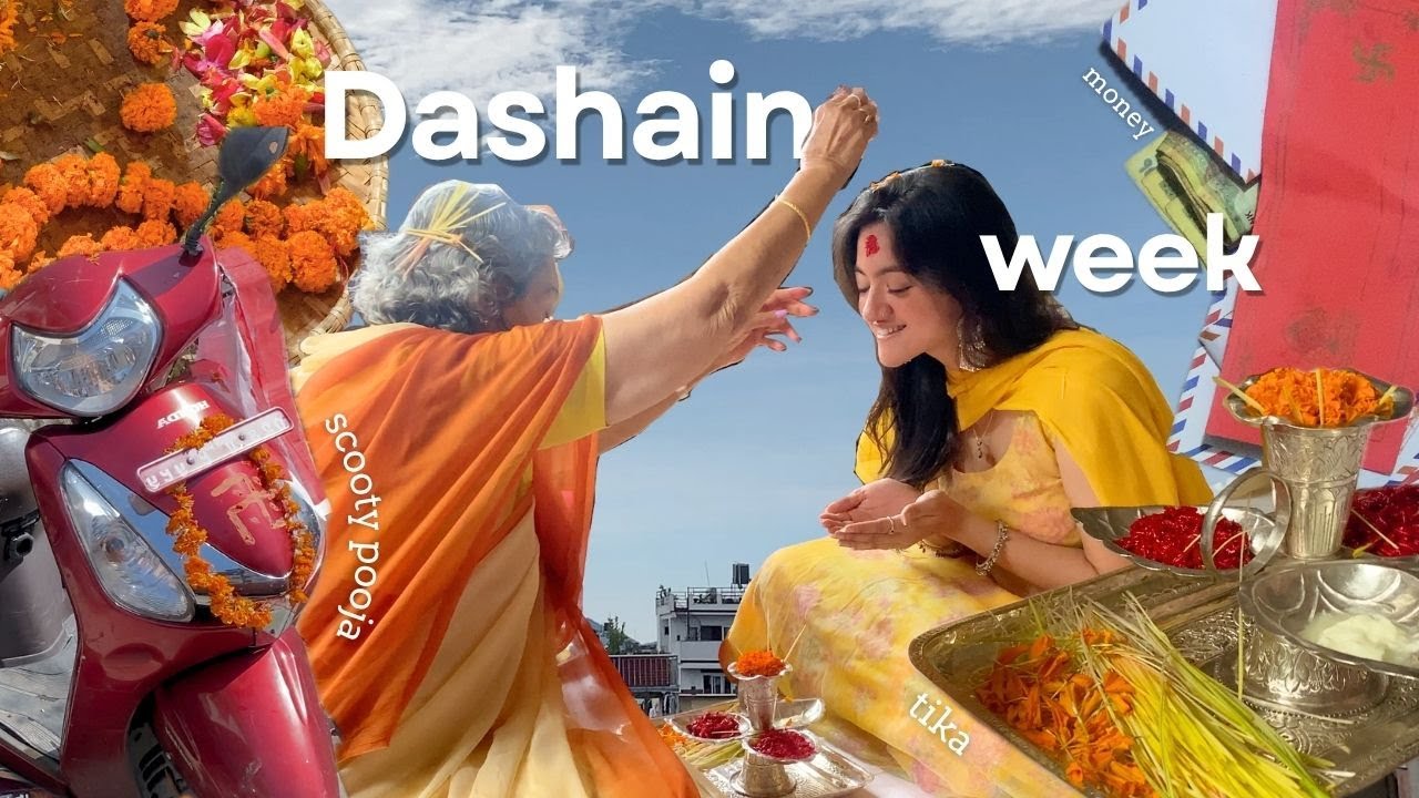 how i spent dashain week ✨| shopping, eating mutton, family time, flying kites, office games