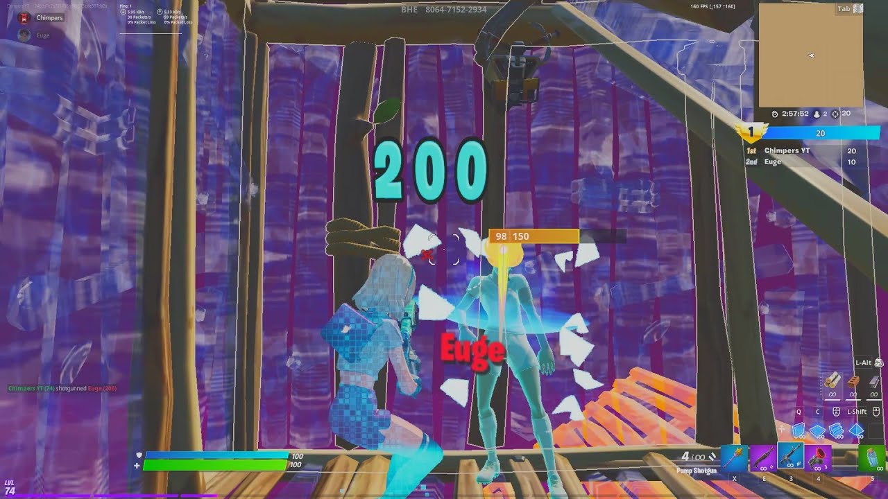 Stone Cold ❄️(ft. TT9 Peach) - Chimpers Fortnite Highlights #17