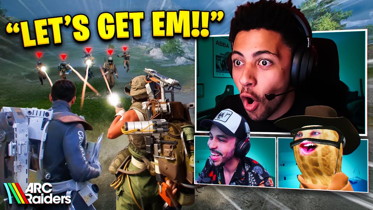 We Fought The ENTIRE Lobby In ARC Raiders (ft. TheBurntPeanut & Hamlinz)