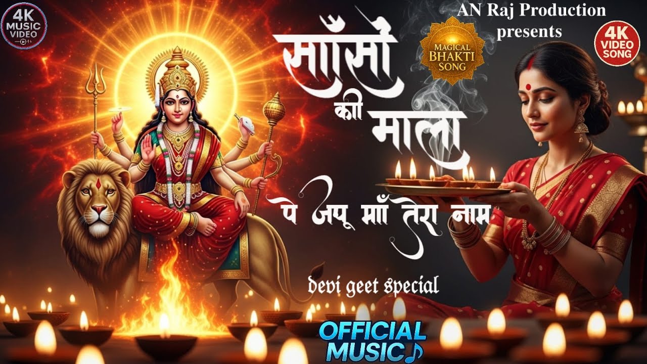 साँसों की माला पे जपूँ माँ तेरा नाम-MagicalBhaktiSong| Durga Bhajan 2025| Sanso Ki Mala #durgapuja