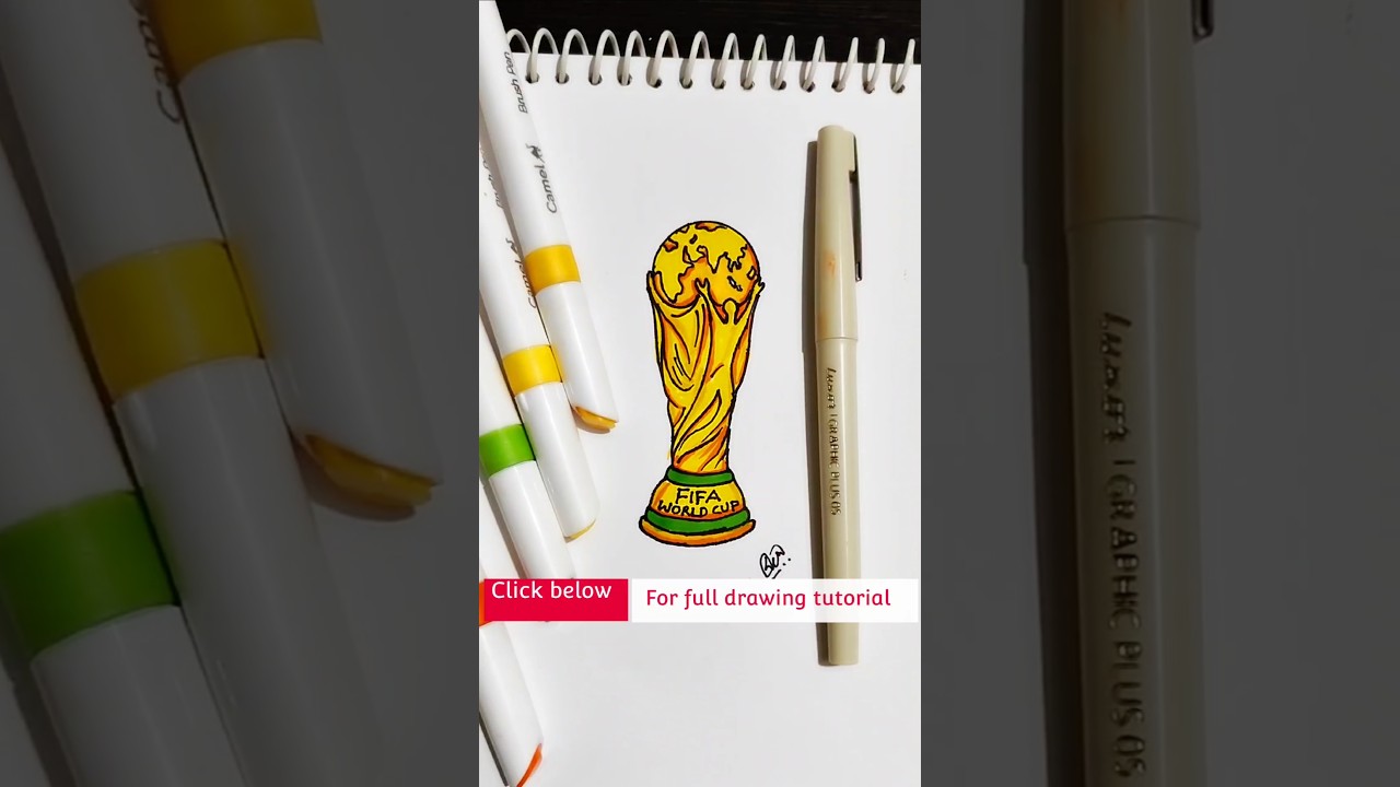 Fifa world cup trophy drawing | Fifa world cup 2026 trophy drawing #fifaworldcup2026 #fifa2026