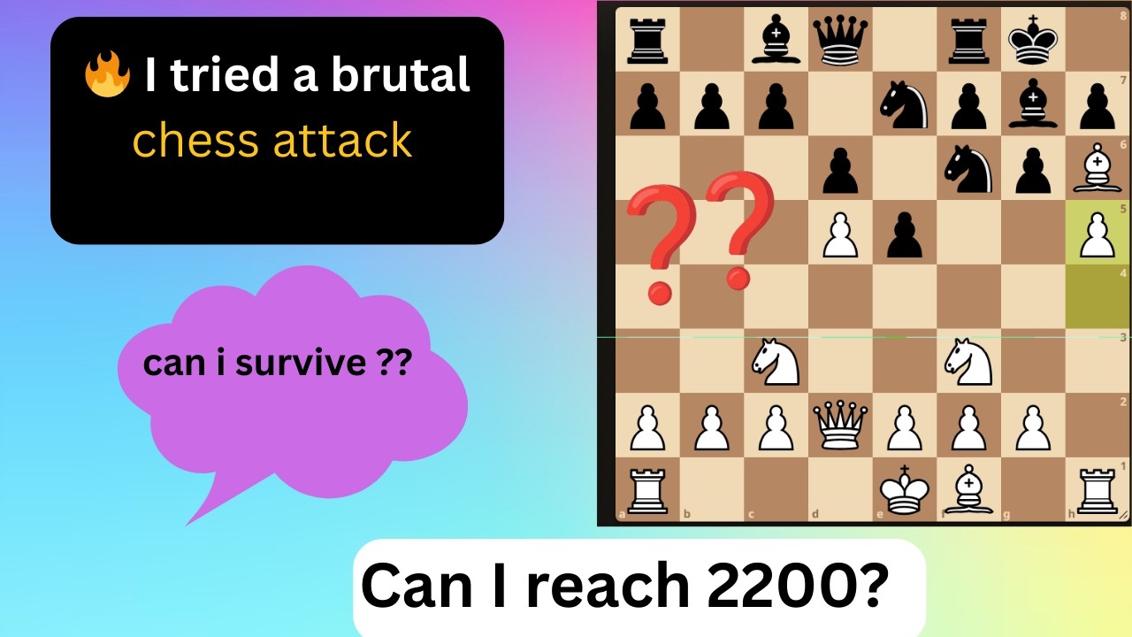 I Tried a Brutal Chess Attack… Can He Survive?