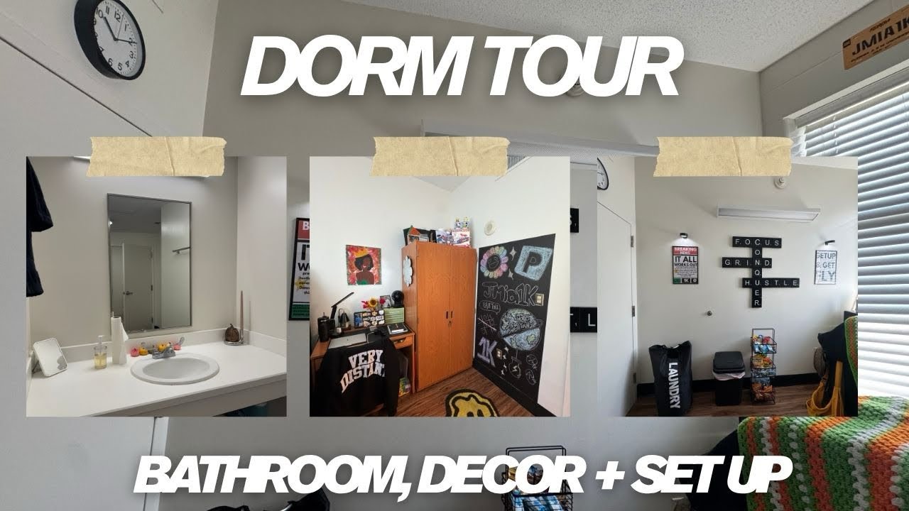 FAMU DORM ROOM TOUR🧡: vlogtober + room tour + FAMU village 