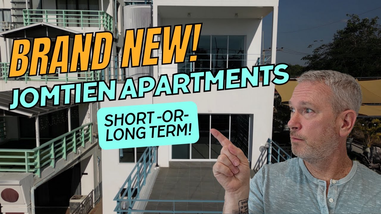 👍NEW Jomtien Loft Style Apartments | Long OR SHORT TERM