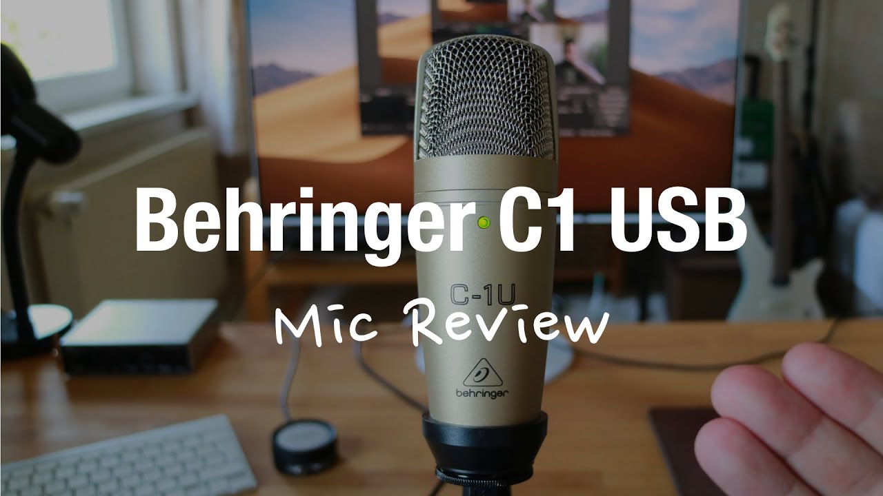 Behringer C-1U USB Studio Condenser Microphone Review