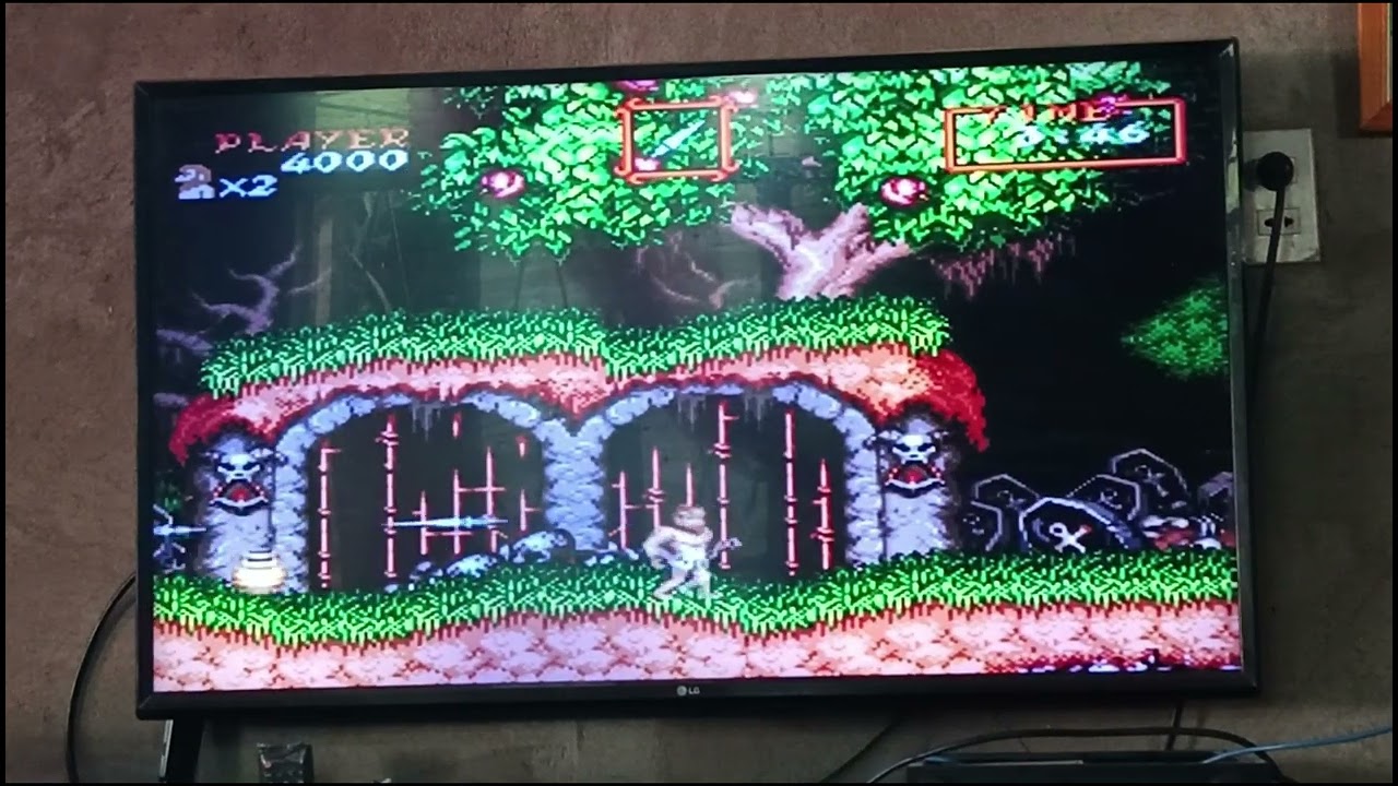 Super Ghouls 'N Ghosts (SNES) M8 Retro Game Console
