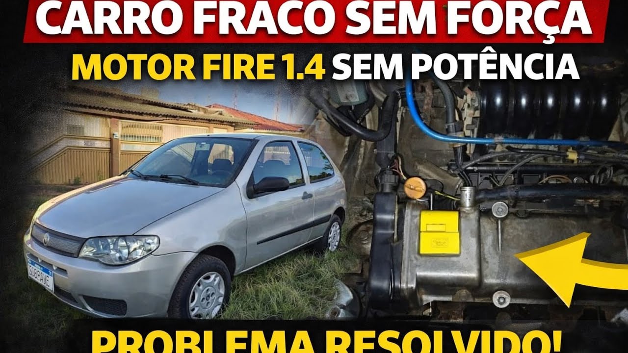  palio fraco  sem força, motor fire.