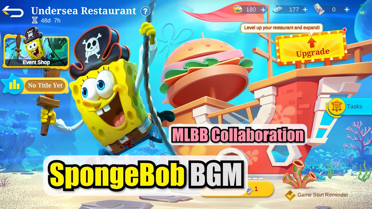 SpongeBob Mobile Legends Undersea Restaurant (BGM) Background Music #MOBILELEGENDS #MLBBNEXT2025