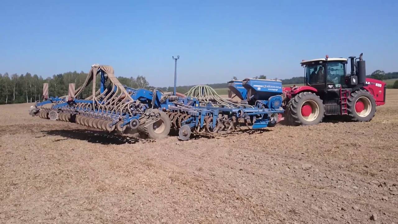 SIEW NIEMOŻLIWY!!! Strip-till w ciężkiej glinie. KOCKERLING MASTER 600 + VERSATILE 400 L4WD!!!