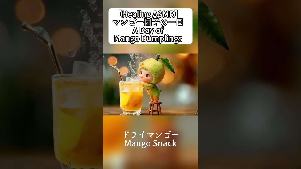 🥭まんごうベビーの幸せアサマー丨Mango Baby's Happy ASMR Day!丨もっちり大福、ぷるぷるプリン、泡のキス！癒しの咀嚼音🥭