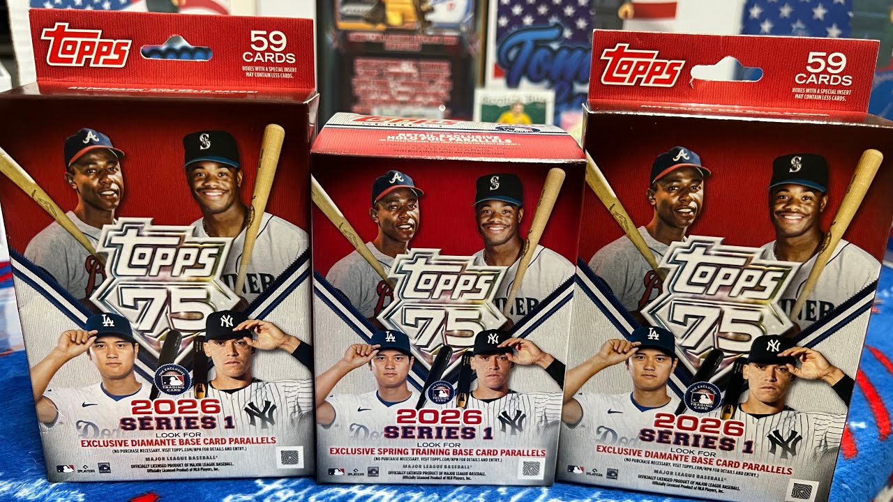 Release Day!  2026 Topps Baseball Series One Blaster vs Hangers Battle.  
