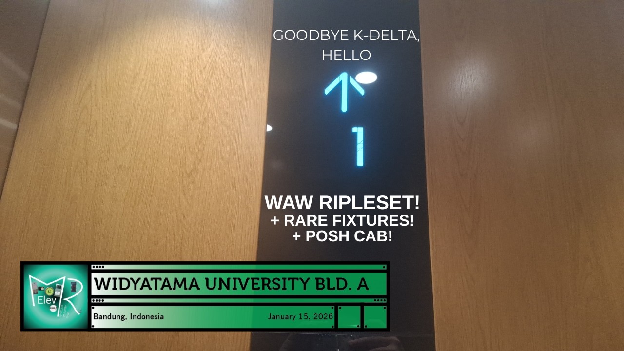 Brand New KONE MiniSpace DX Elevator at Universitas Widyatama Building A, Bandung