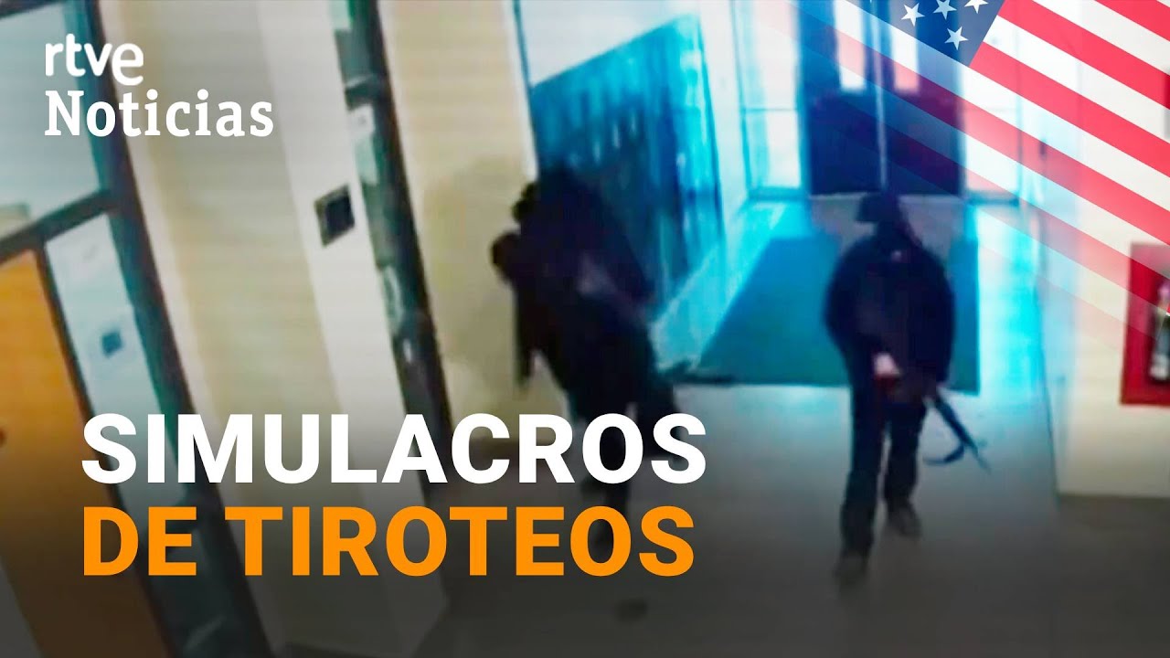 EE.UU.: Éstos son los SIMULACROS que realizan los ALUMNOS del país ante un POSIBLE TIROTEO | RTVE