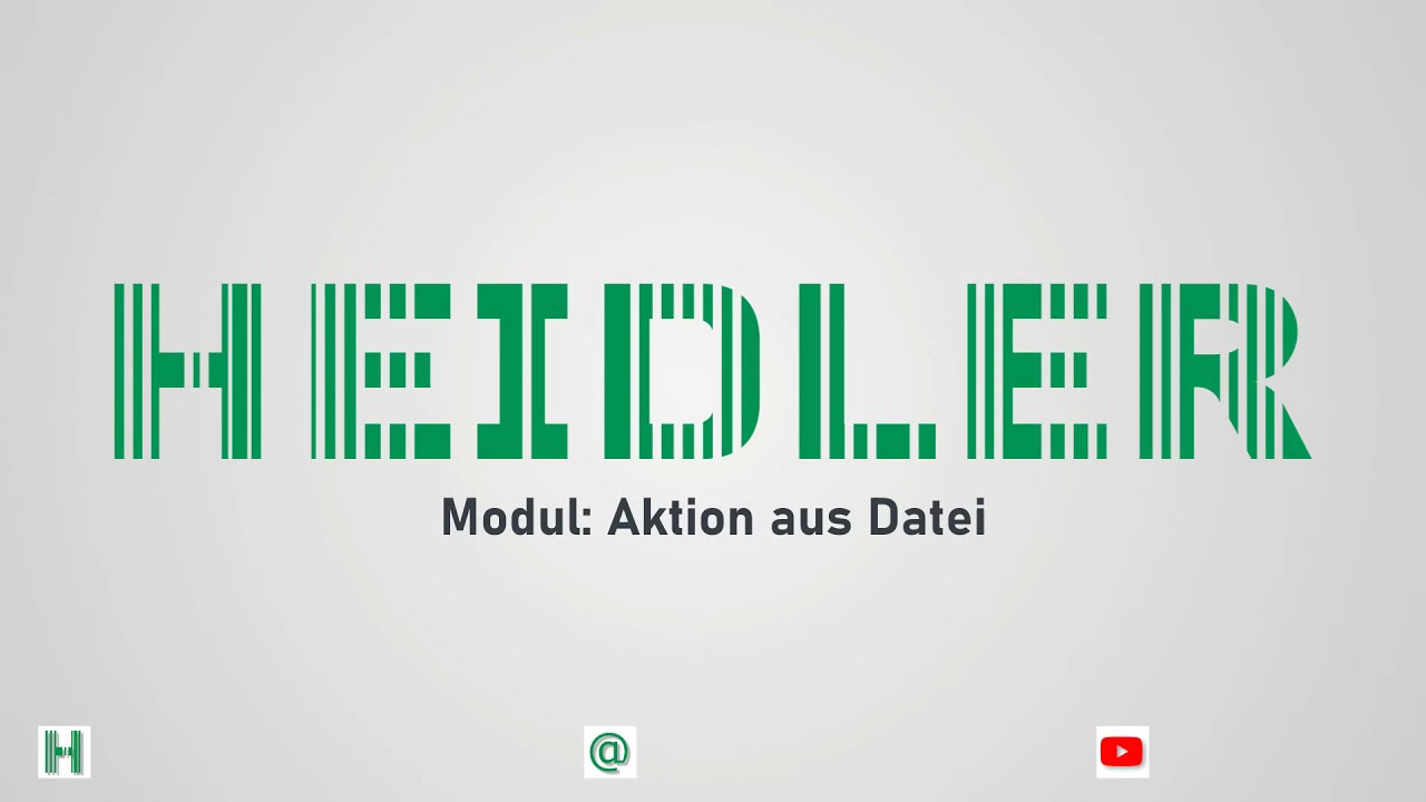 HVS32 Erweiterungsmodul: Aktion aus Datei