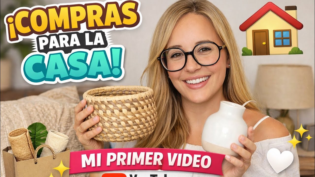 Compras para la casa 🏠| Mi primer video en YouTube.