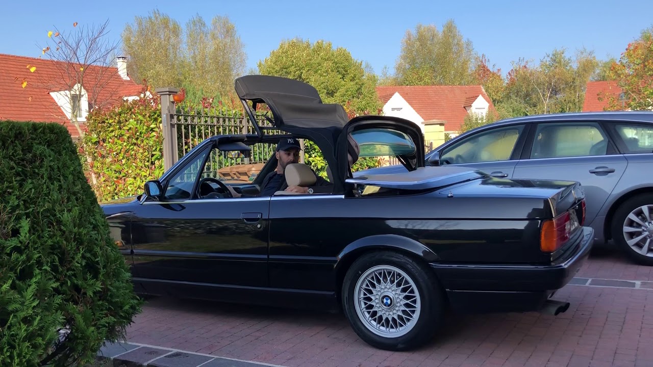 BMW E30 ouverture capote &eacute;lectrique 003