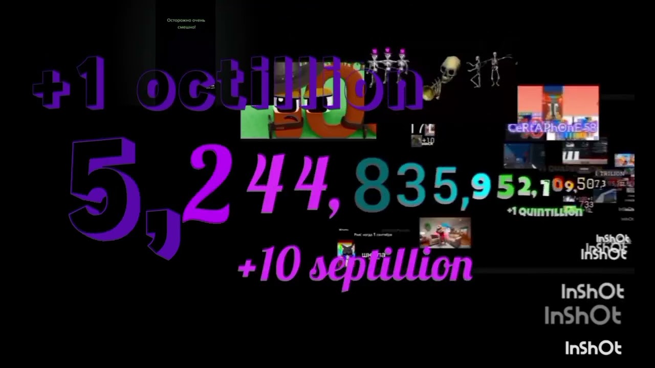0 to 1 nonillion