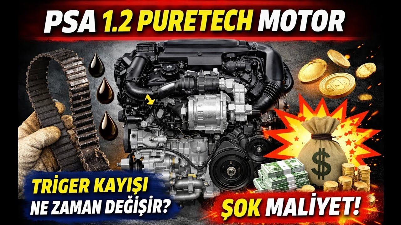 Peugeot Citroen Opel 1.2 PureTech Triger Kayışı Değişimi ve Gerçek Maliyeti kaça değişir 3008,Corsa
