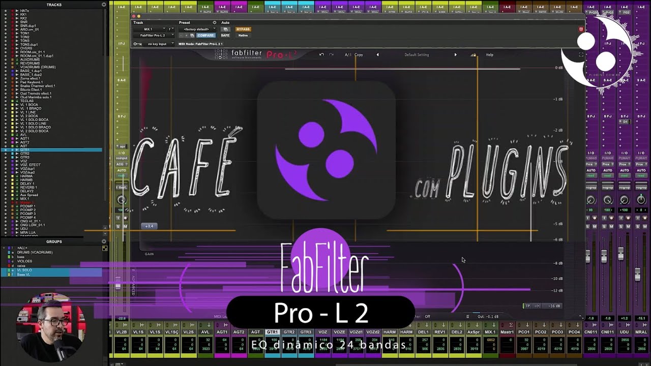 FabFilter Pro-L-2 Review - Considerado um dos melhores  limiter profissional do mercado.