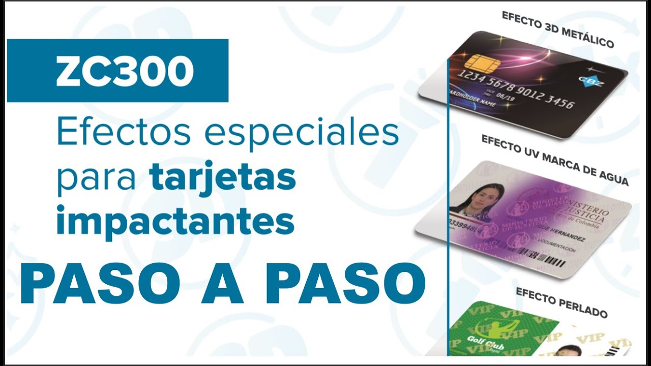Como Imprimir Credenciales con Efectos Especiales Tipo Holograma Usando Zebra ZC300