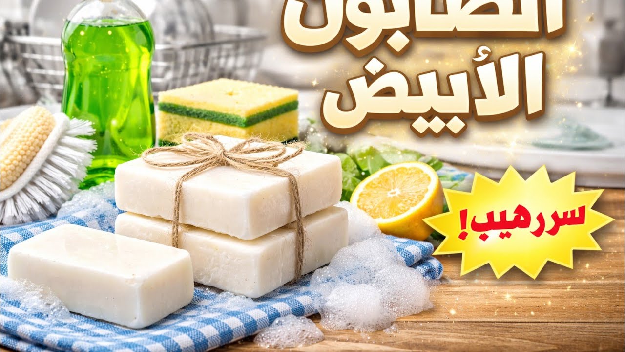 مش هتشتري صابون مواعين تاني بعد الفيديو ده 😉5️⃣ أقوى صابون أبيض لتنضيف المواعين بأقل