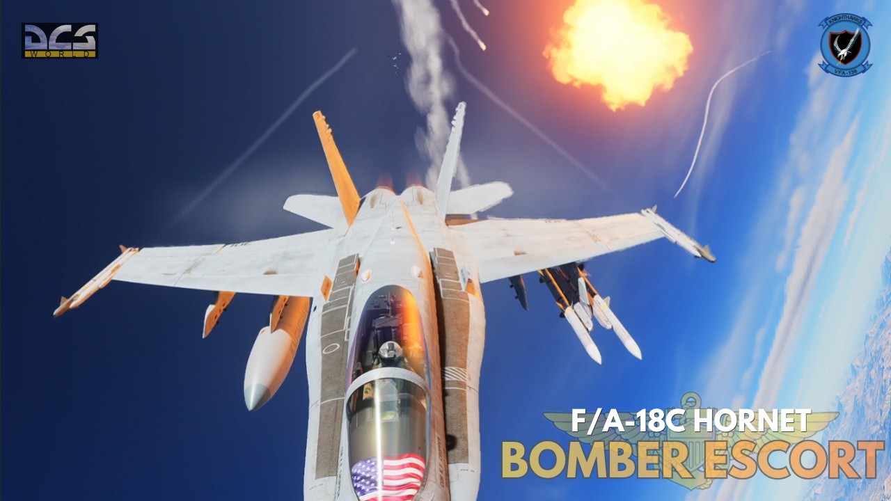 DCS World: F/A-18C Hornet | Bomber Escort