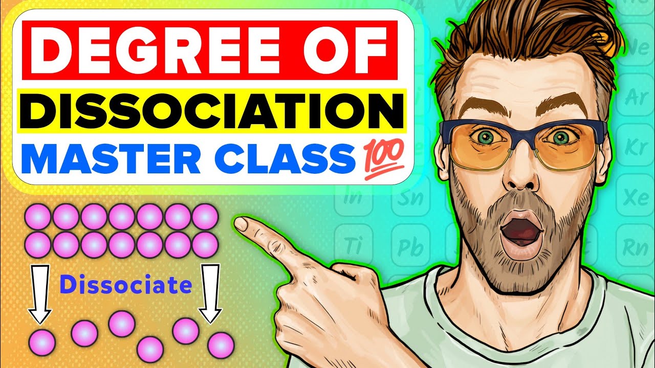 Degree of Dissociation Made Easy: 5 Solved Numericals | Class 11 Chemical Equilibrium