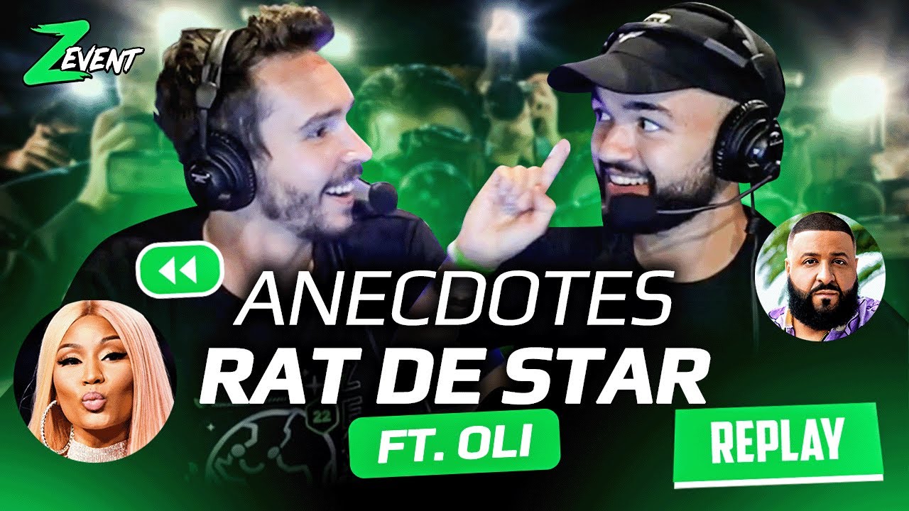 Anecdotes 🐀 de Star avec Oli ! (c’est vraiment fou) #ZEvent2022