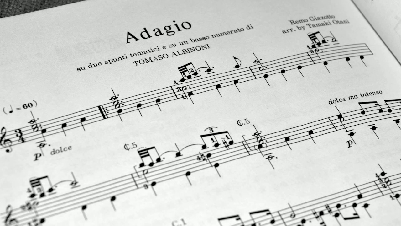 Adagio - Tomaso Albinoni (arr. Tamaki Otani) classic guitar