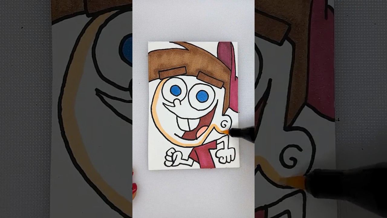 # Relaxing  Drawing: Coloring # Timmy Turner | 