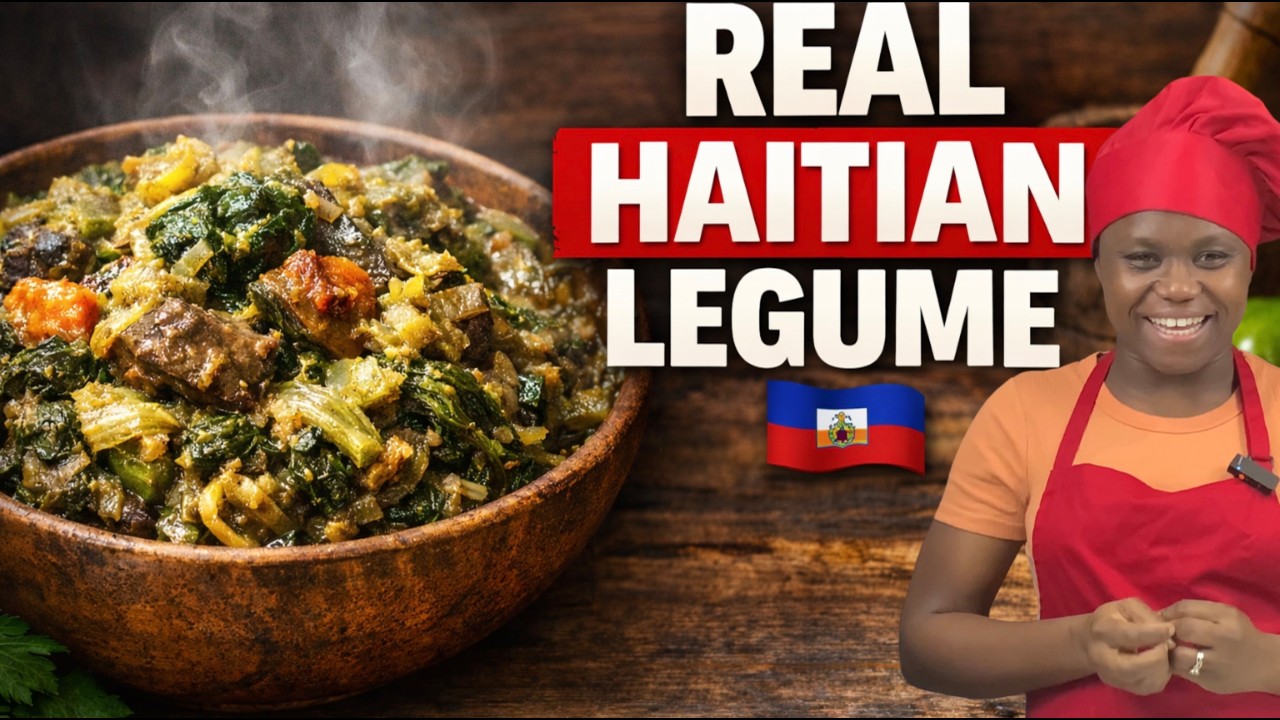 How To Make Authentic Haitian Legume | Traditional Recipe Step by Step 🇭🇹