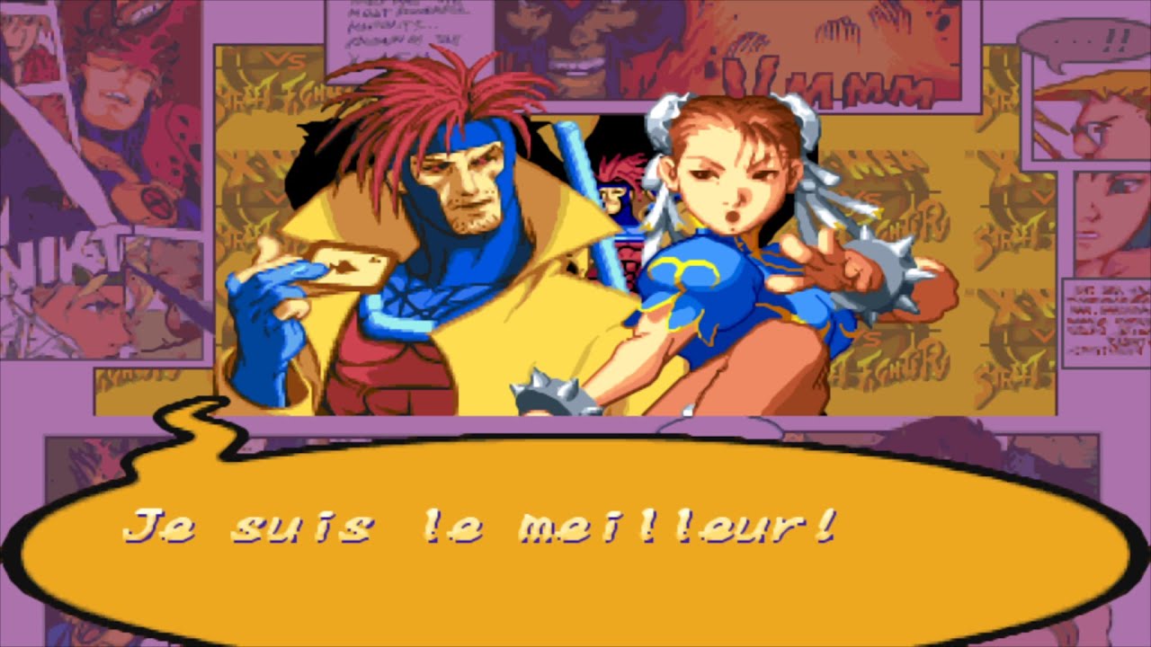 X-Men VS Street Fighter - Gambit/Chun-Li - Expert Difficulty Playthrough
