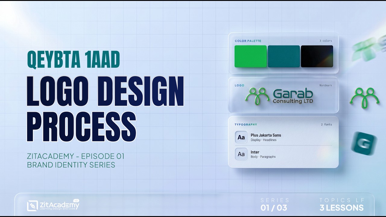 From Sketch to Logo: Full Design Process | Brand Identity Masterclass (Somali &ndash; Part 1)