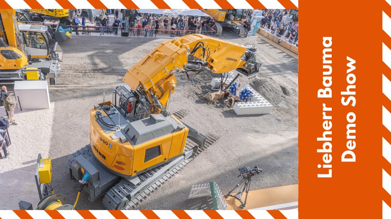 Spectacular Liebherr demo show at Bauma - Midweek Moments
