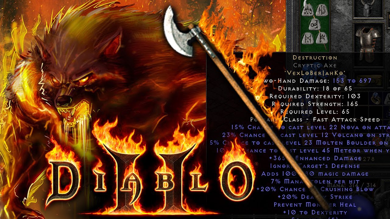 РУНА РАЗРУШЕНИЯ на ДРУИДЕ — ОГОНЬ | Diablo 2 Resurrected