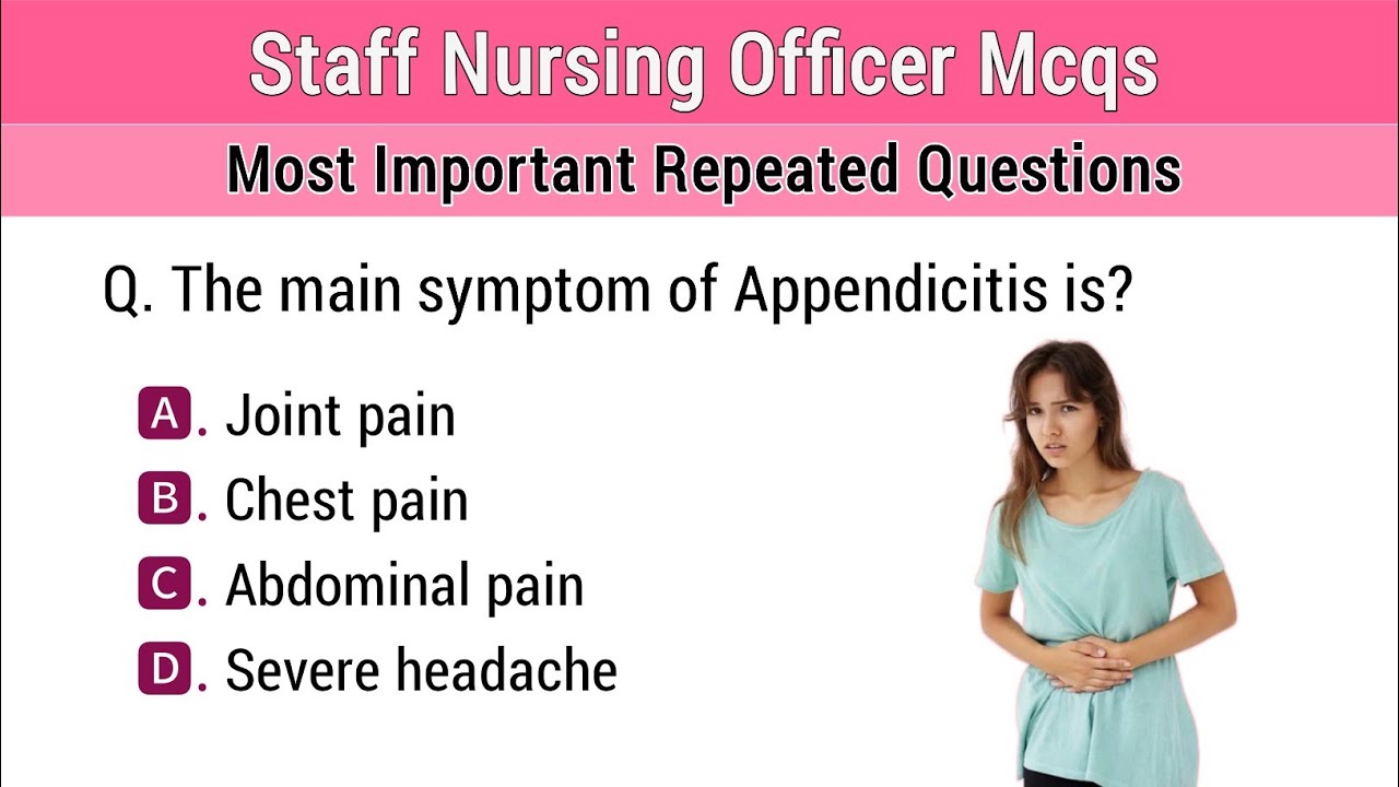 Staff Nurse Exam Most Repeated Mcqs | staff nursing exam preparation