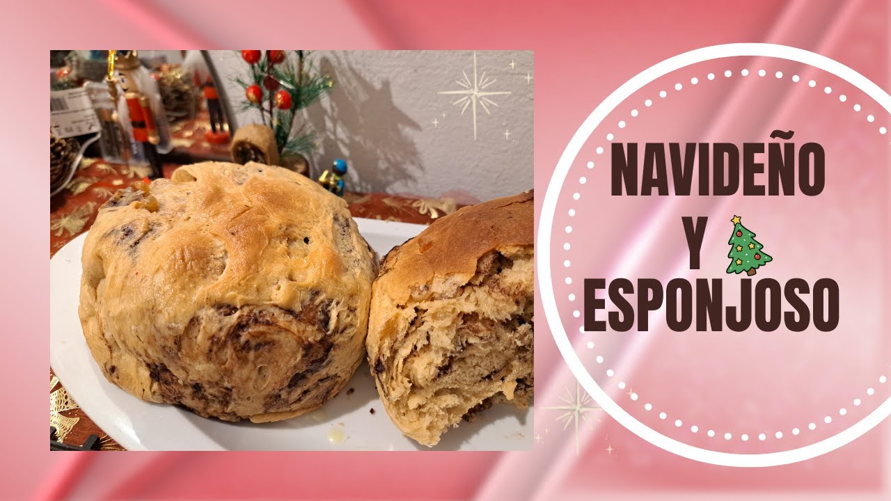 Panettone casero Paso a Paso Receta Navideña Fácil y Esponjosa