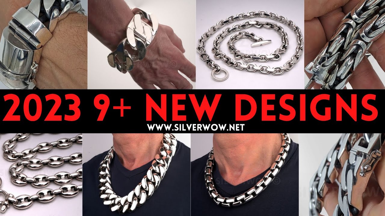 2023 Newly Launched Designs -.925 Sterling Silver Jewelry for Men | Silverwow