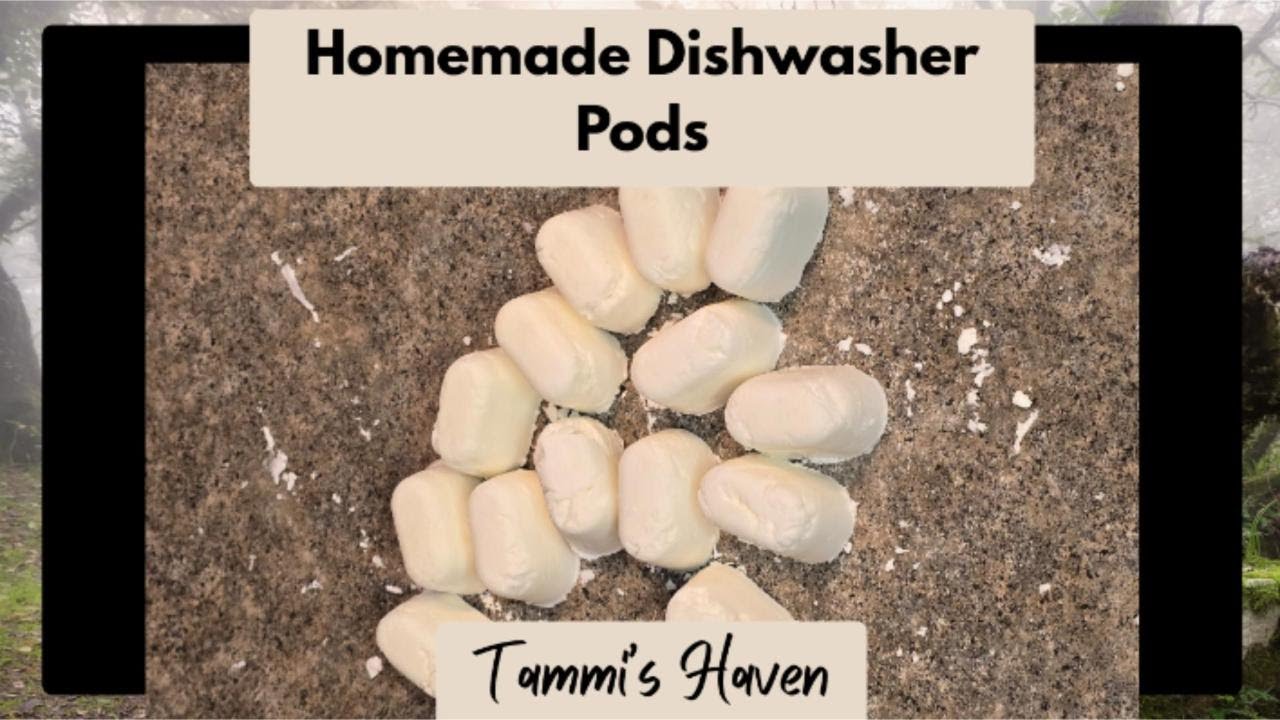 Homemade Dishwasher Detergent Pods!  So easy and inexpensive! #howto #dishwasher #dishwasherpod