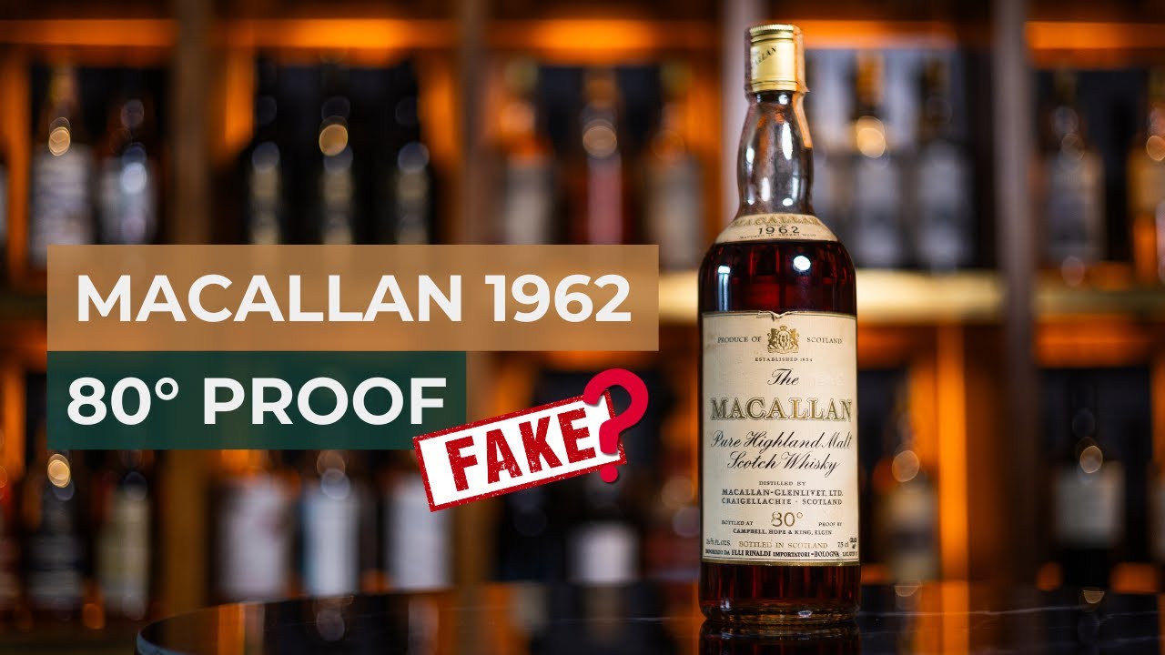 Macallan 1962 - Fake Whisky?