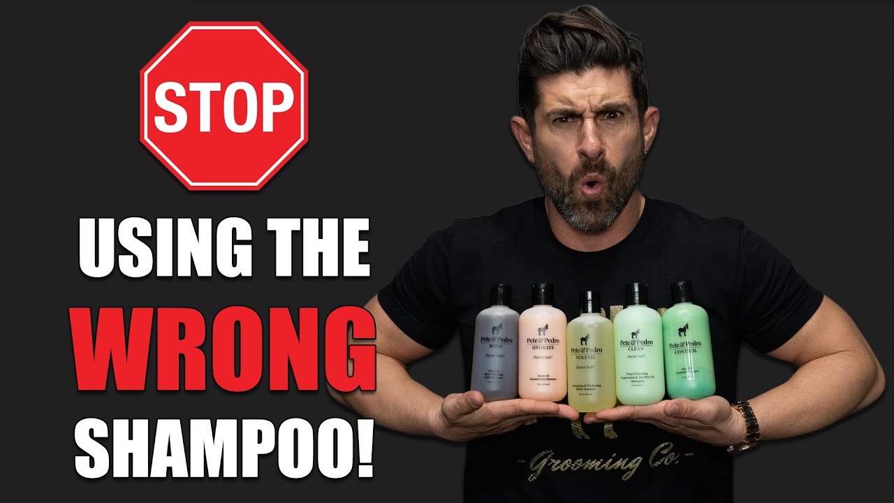 Choose The CORRECT Shampoo For Men's Hair!
