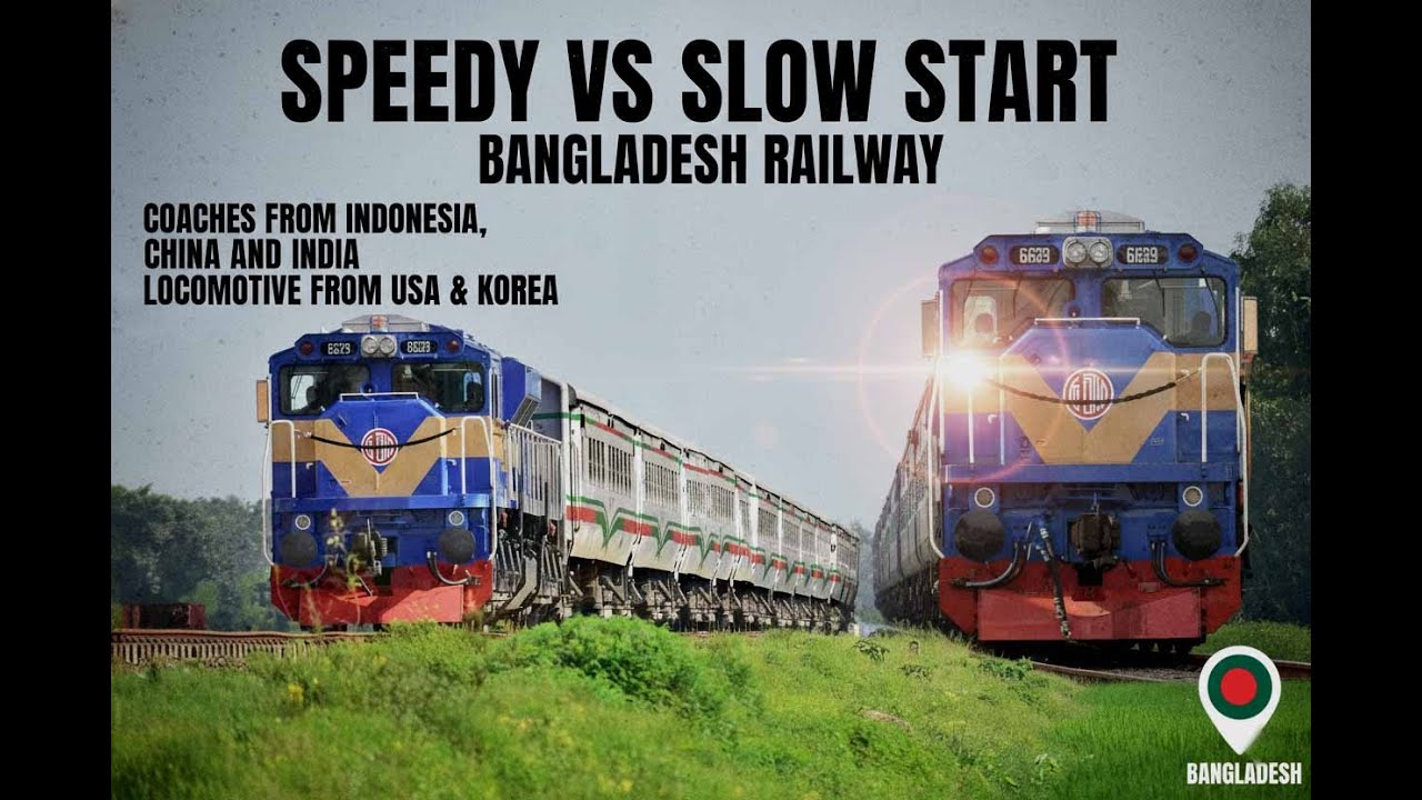 The 100 km Speed train and starting train of Bangladesh