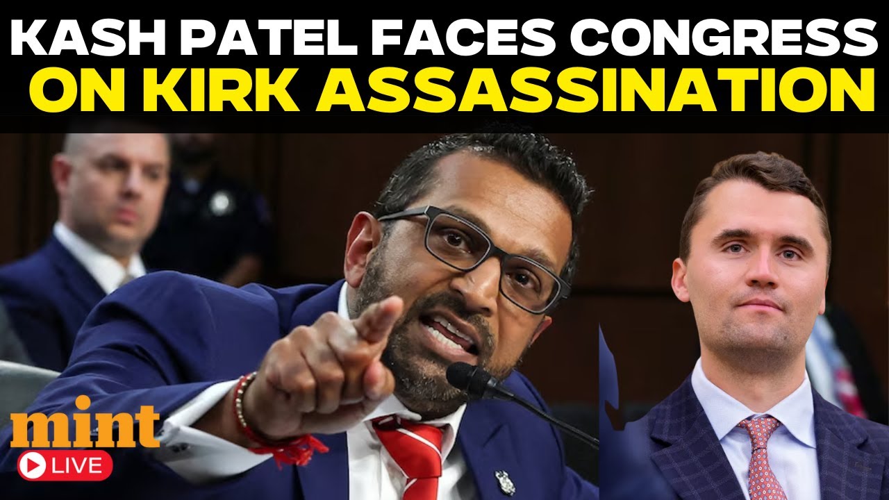 US Senate Live | FBI Director Kash Patel Testifies In Congress Over Charlie Kirk Shooting