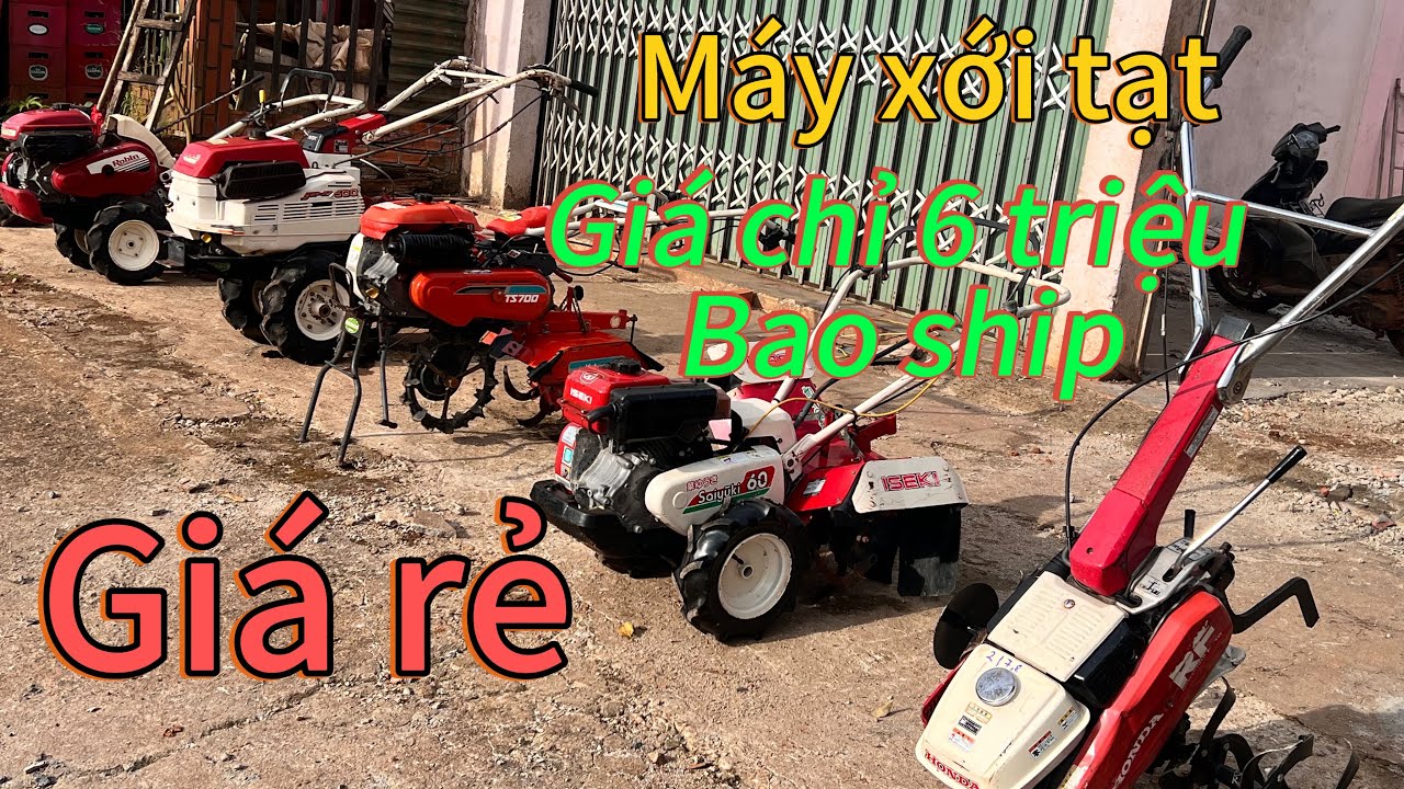 Máy xới đất tạt luống GIÁ RẺ , chỉ từ 6tr BAO SHIP. 0975254325