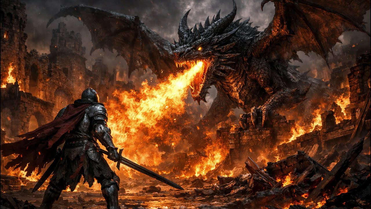 EPIC MEDIEVAL DRAGON BATTLE MUSIC 🐉 | Dark Fantasy Cinematic | mildflow