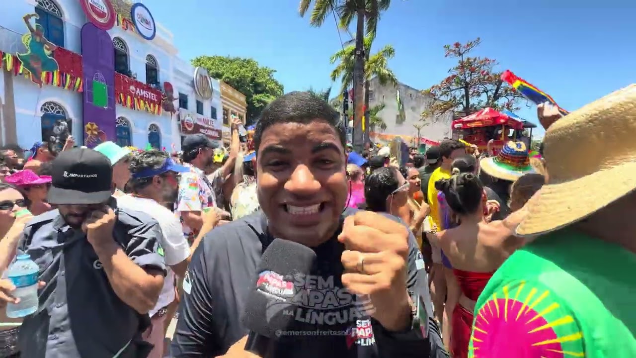 EMERSON FREITAS ACOMPANHA MOVIMENTAÇÃO NO CARNAVAL DE OLINDA 🚨 EMERSON FREITAS