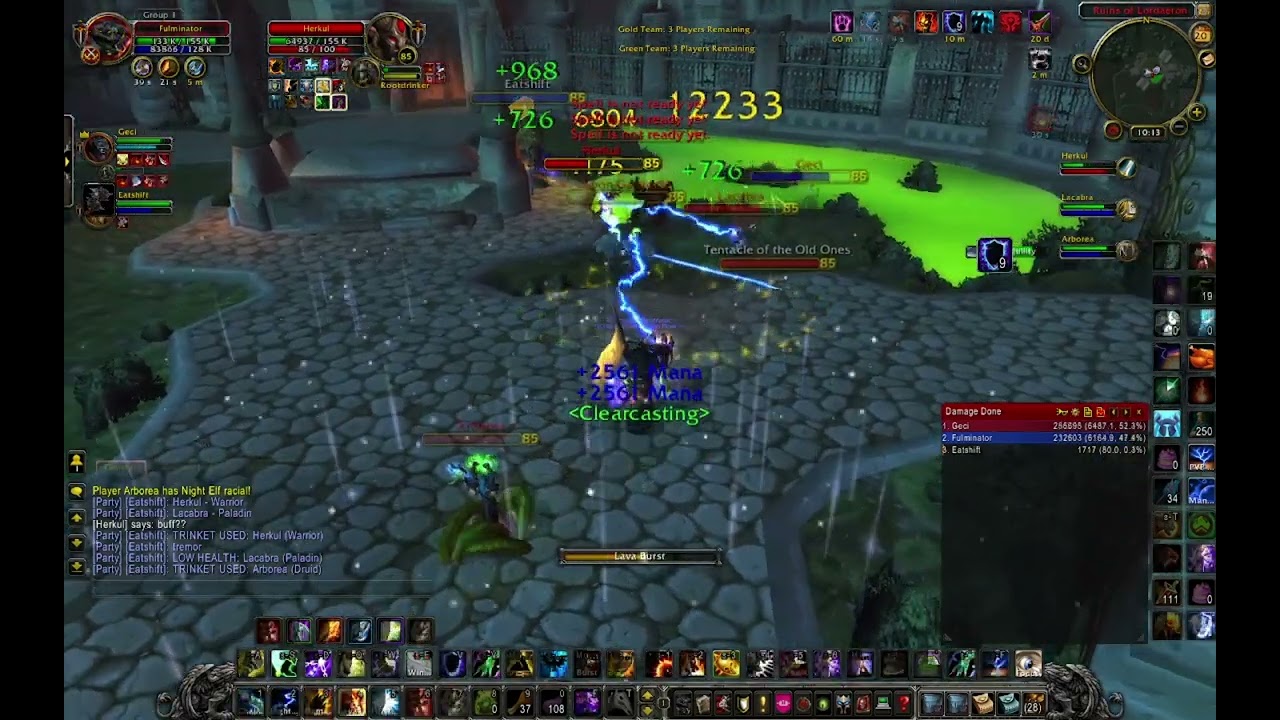 Elemental shaman #52 arena Cataclysm 4.3.4 (Whitemane)